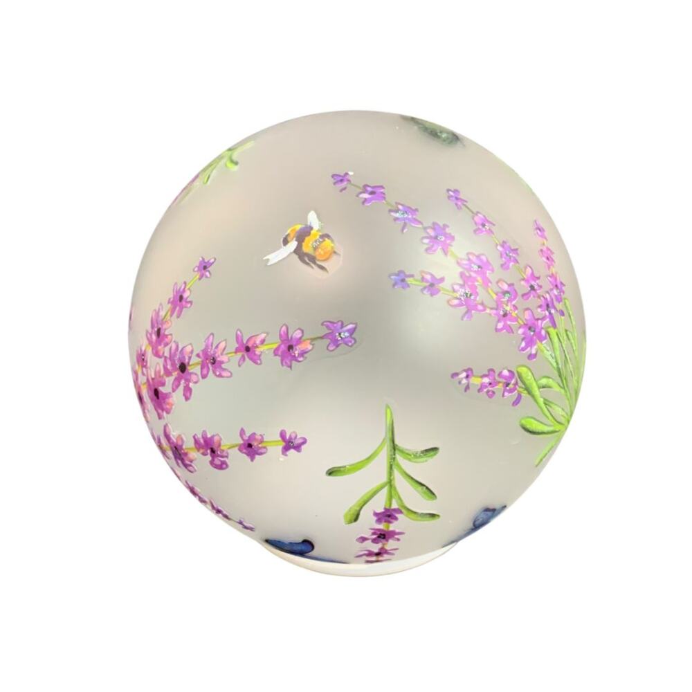 Melrose Acrylic Tabletop Fairy Light Globe Butterfly Bee Flower 5" - Picture 3 of 8